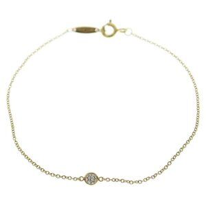 Tiffany & Co. by the Yard Diamond Chain Bracelet Yellow